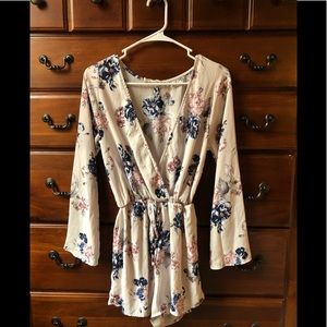 Cute floral romper